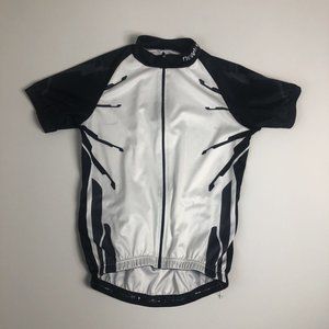 Newline Cycling Jersey‎ White Black Men's Size Small D87